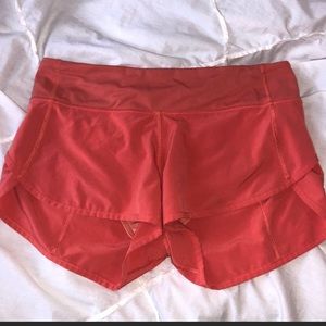 Lululemon Speed Shorts Sz 6